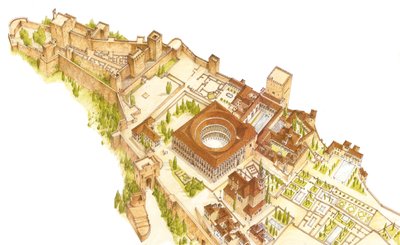 Alhambra, Granada, Spain. Castle and palaces by Fernando Aznar Cenamor